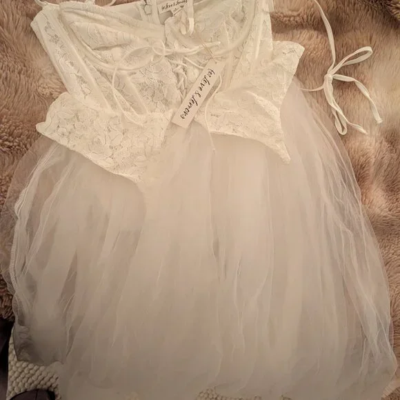 BNWT never worn! For Love & Lemons Lily Bridal Gown - Picture 4 of 6